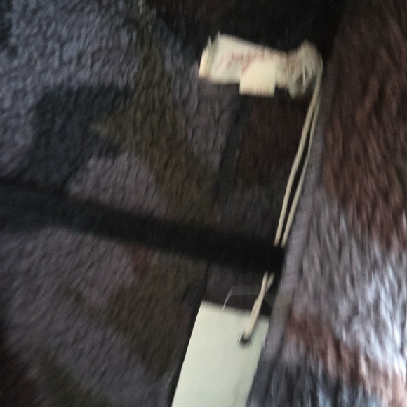 Oversized Camo Teddy Sherpa Hooded Coat Cozy Fleece Open Front Jacket - Picture 6 of 8